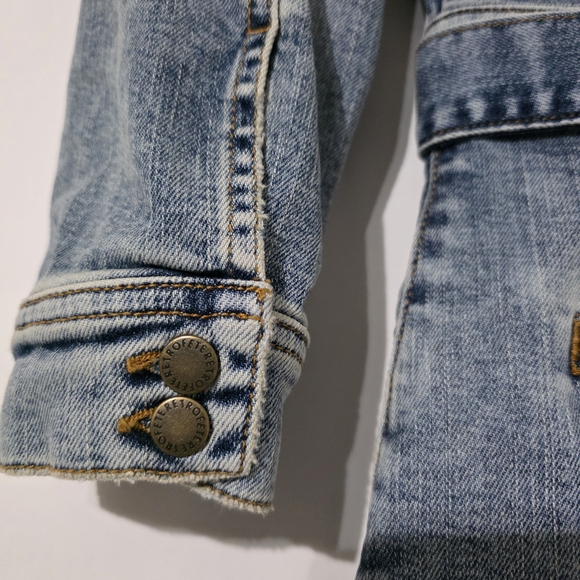 Retrofete Kerry Romper Blue Denim Jumpsuit Romper - S - NWT - Picture 7 of 9